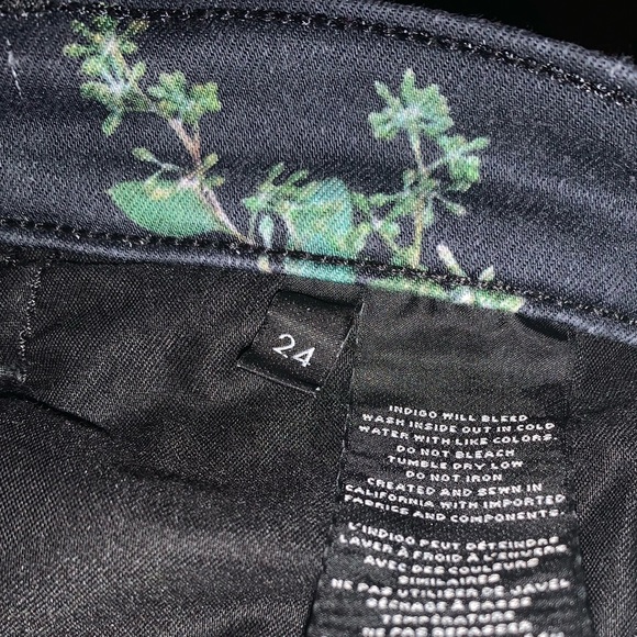 J Brand Super Skinny Floral Jeans - Picture 5 of 6